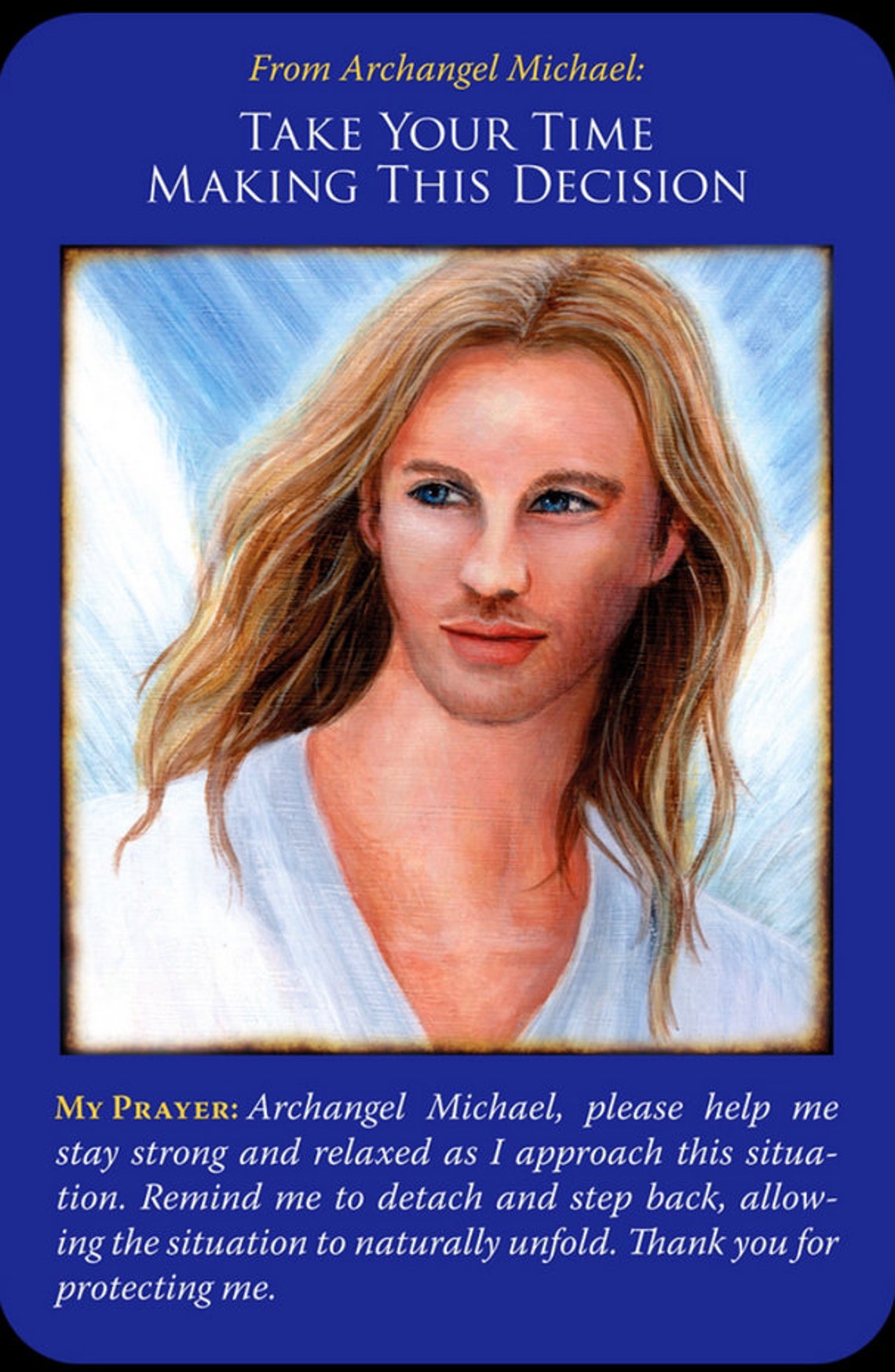 Archangel Michael Oracle Cards Tarot Deck 44 Cards/set Tarot Etsy