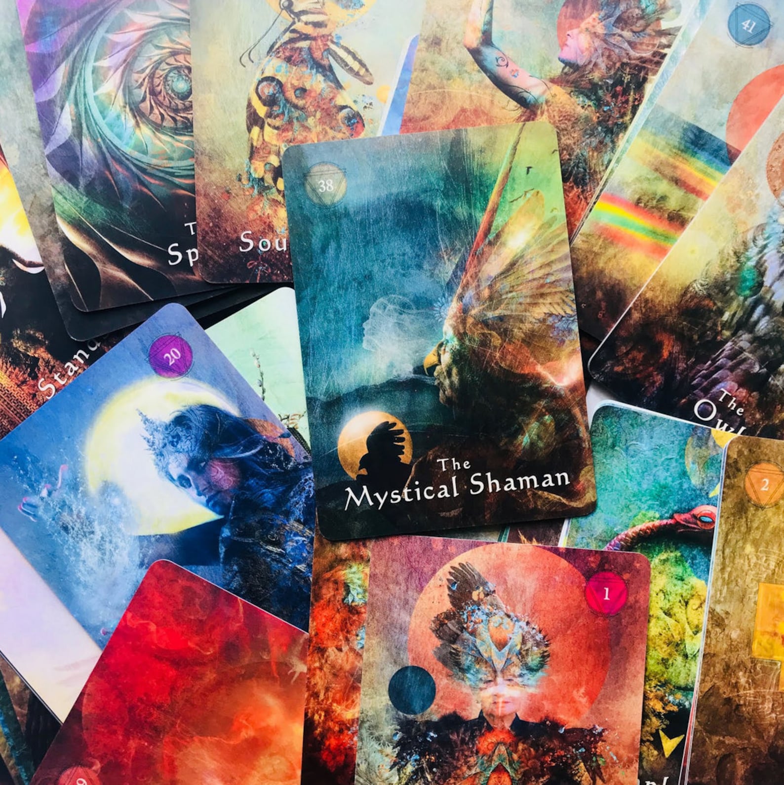 Mystical Shaman Oracle Cards Tarot Deck 64 piezas / Set Tarot Etsy