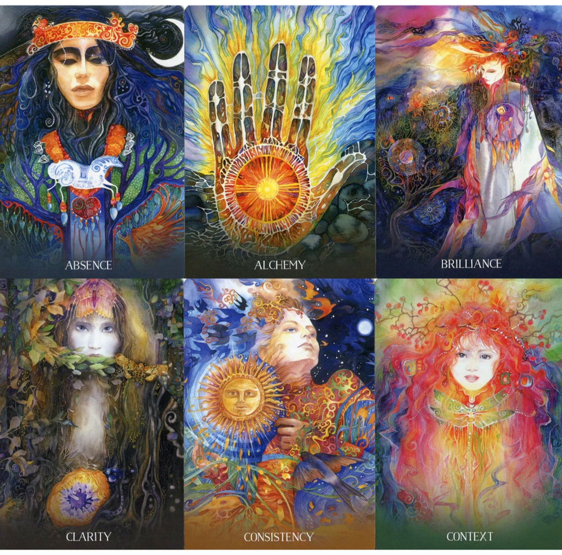 Sacred Earth Oracle Tarot Deck Cards 45 Cards/set Tarot Etsy