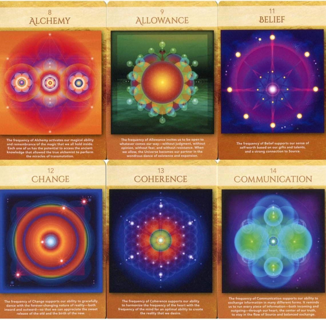 Sacred Geometry Activations Oracle Tarot Deck Card 44 Etsy