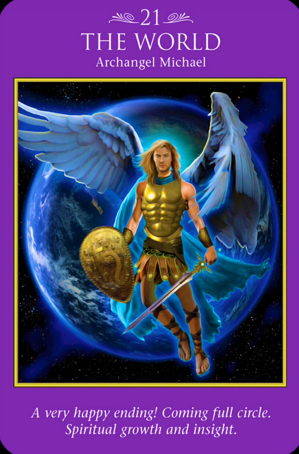 Archangel Michael Oracle Cards Tarot Deck 44 Cards/set Tarot Etsy