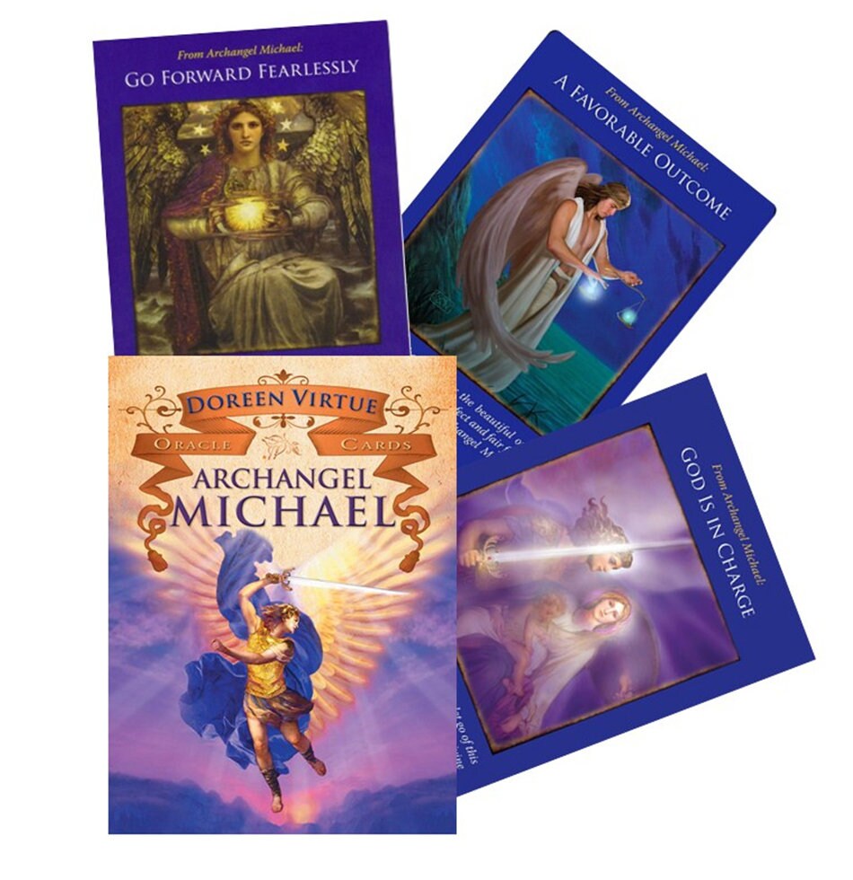 Archangel Michael Oracle Cards Tarot Deck 44 Cards/set Tarot Etsy