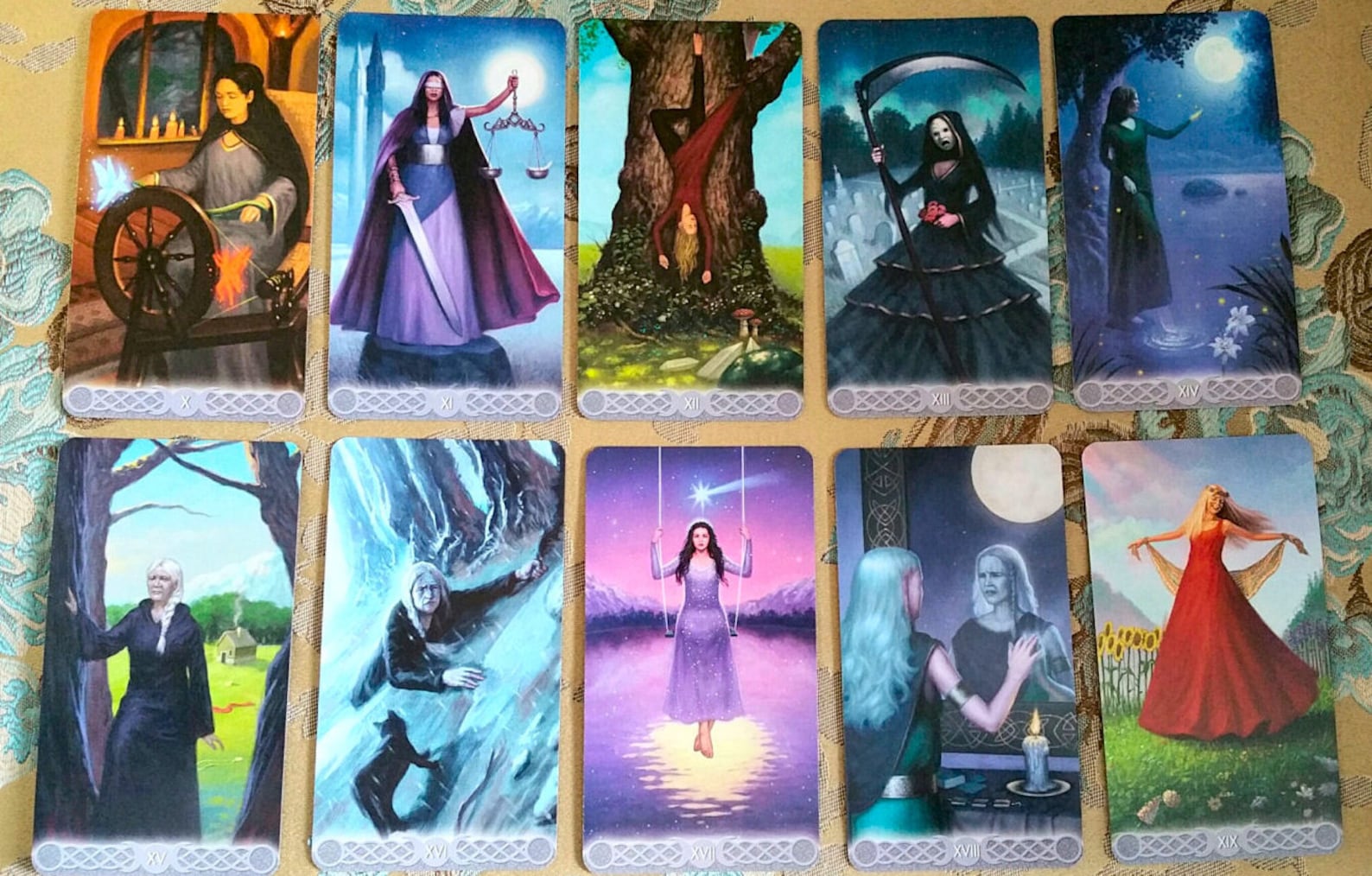 Triple Goddess Tarot Deck Card 78 Cards/set Tarot Deck Tarot Etsy UK