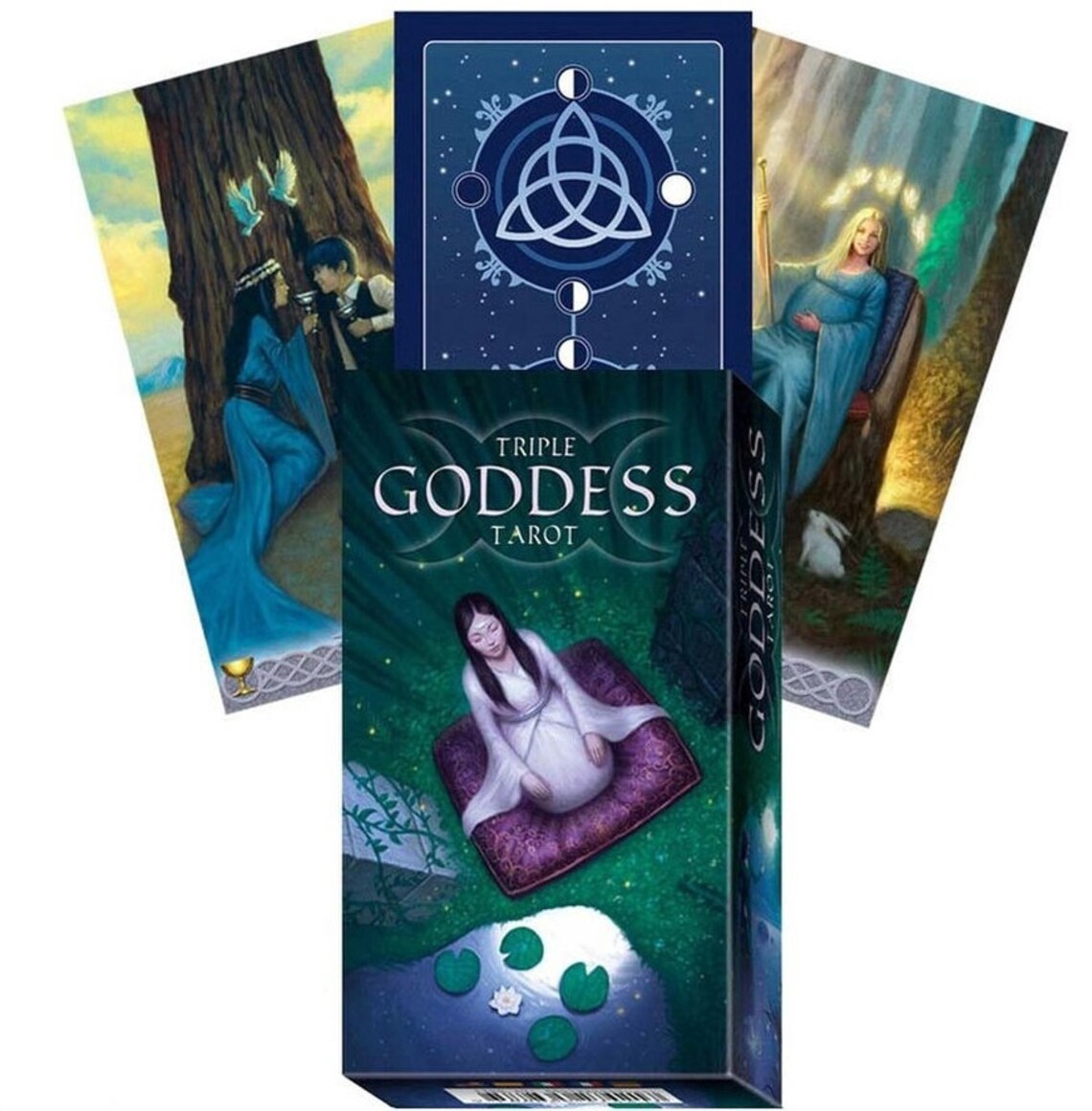 Triple Goddess Tarot Deck Card 78 Cards/set Tarot Deck Tarot Etsy
