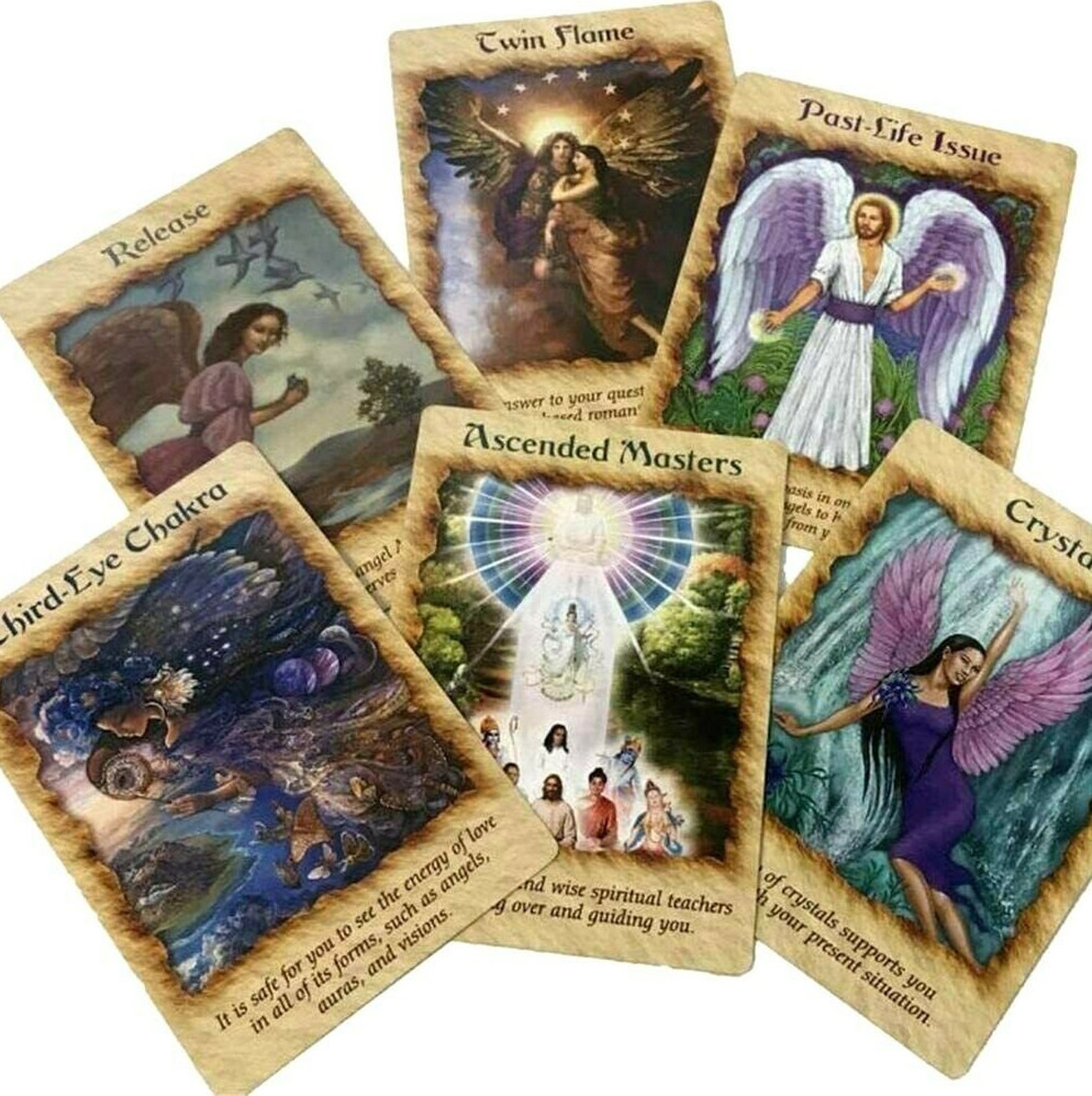 Angel Therapy Oracle Cards Tarot Deck 44 cartas/set Tarot Etsy
