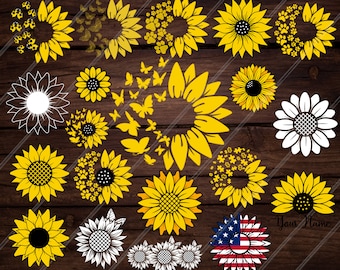 Download Sunflower Svg Etsy