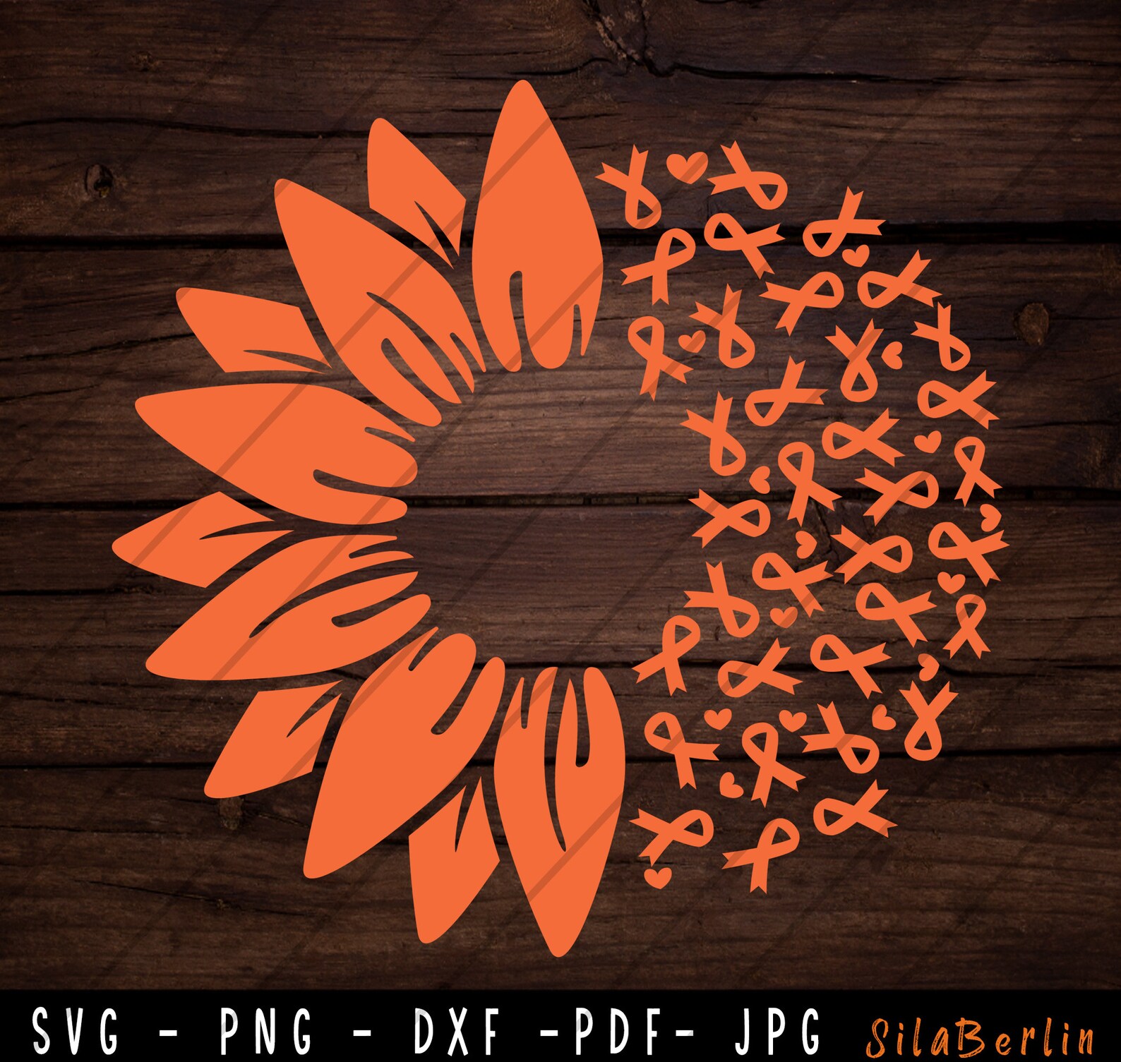 Sunflower Kidney Awareness SVG Kidney Cancer svg Cancer Etsy España