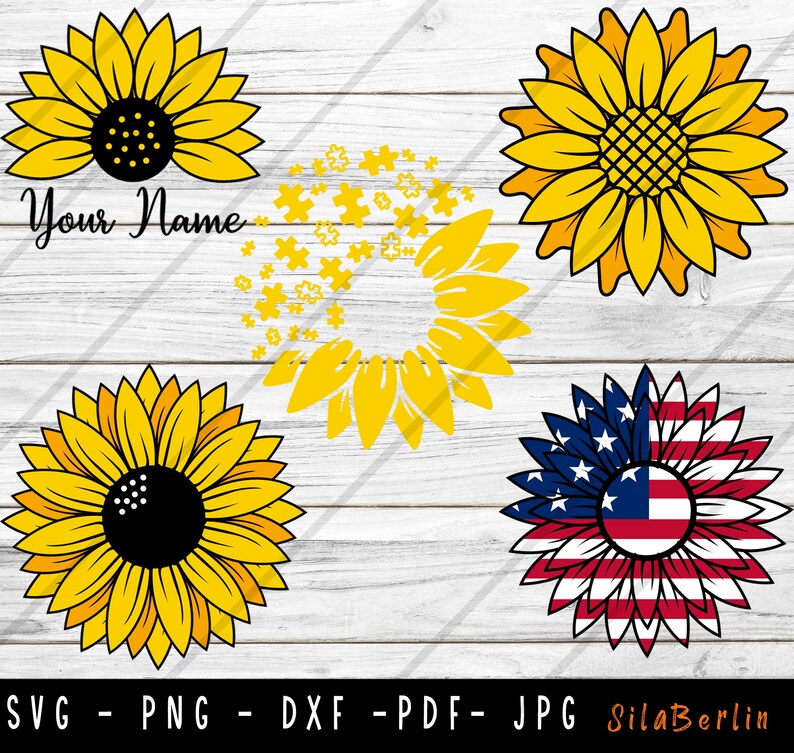 Free Free 250 Sunflower Name Svg SVG PNG EPS DXF File