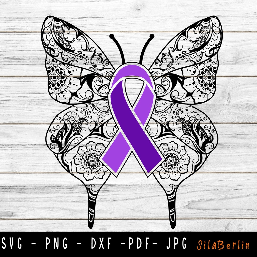 Butterfly Cystic Fibrosis SVG, Cystic Fibrosis Svg, Cystic Fibrosis