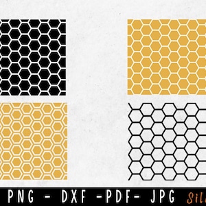 Honeycomb SVG, Seamless Honeycomb Pattern svg Hexagon geometric Svg Files For Cricut,Honeycomb Pattern Cricut,Instant Download