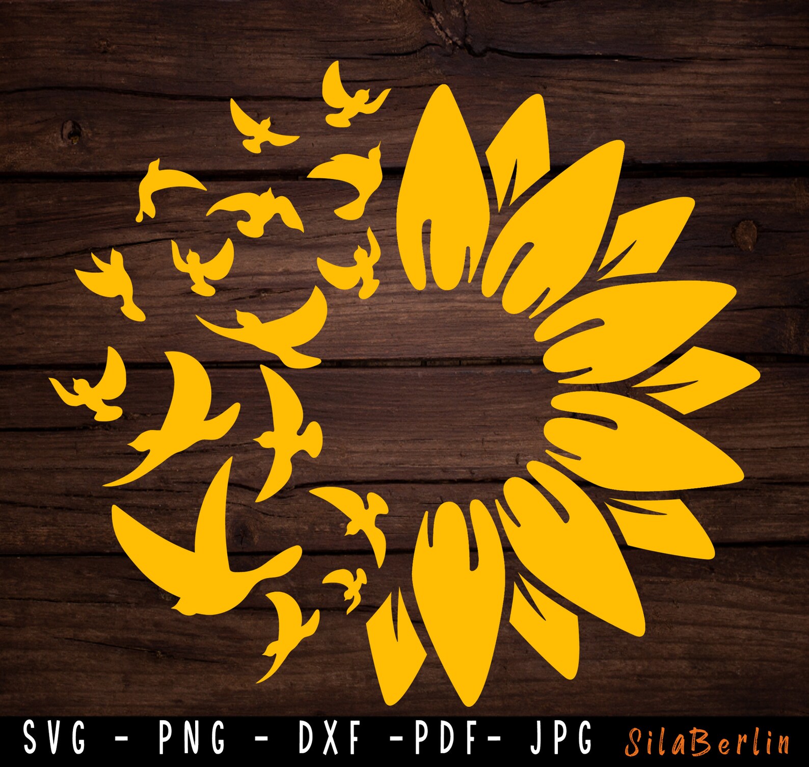 Sunflower SVG Flower Svg Digital Download Clipart - Etsy