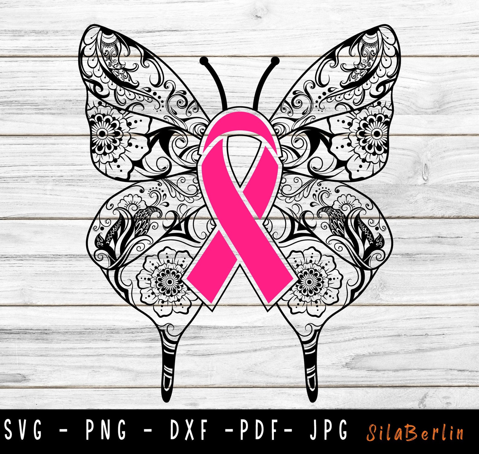 Butterfly Breast Cancer SVG Breast Cancer Svgbreast Cancer - Etsy