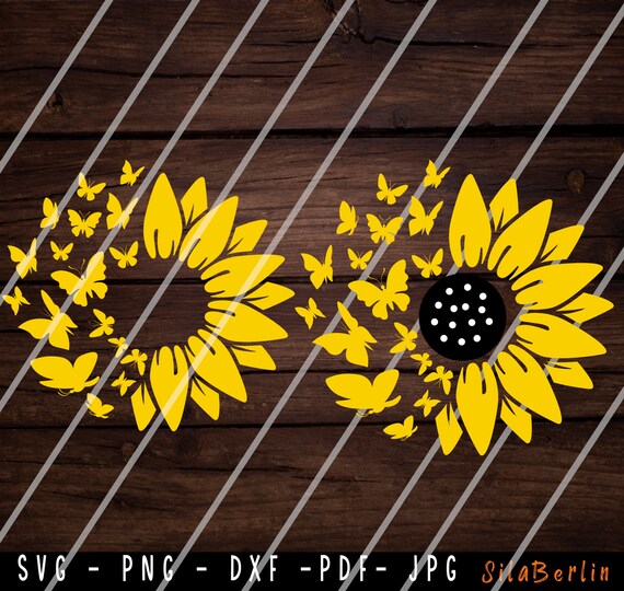 Sunflower SVG Flower Svg Digital Download Clipart | Etsy