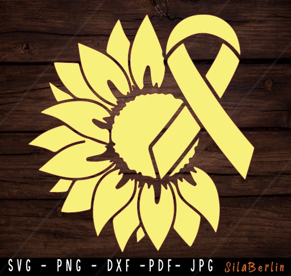 Sunflower Bone Cancer SVG Bone Cancer Svg Cancer Awareness Etsy