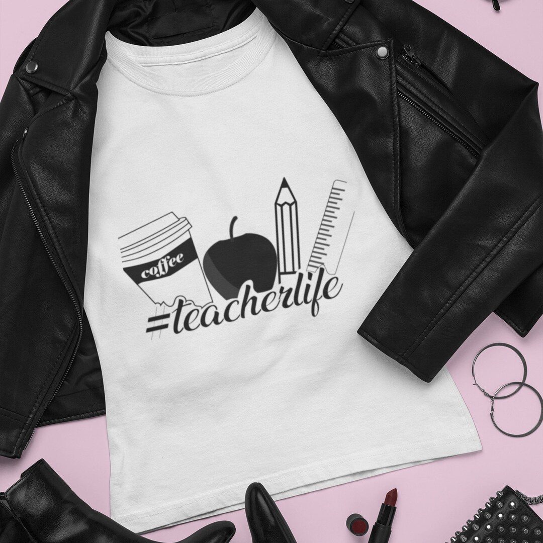 Teacher Life Svg: Back to School Shirt Design (digital Download) - Etsy