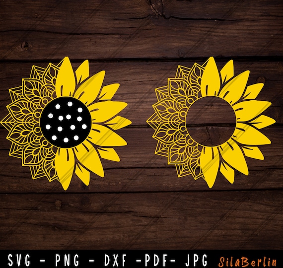 Download Sunflower Mandala Bundle Svg Sunflower cut file Sunflower ...