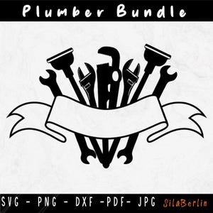 Plumber Tools svg, Plumber Svg, Plumber Clipart, Plumber Tools png, Plumber Cutfile, Plumber Shirt svg,  Svg files for Cricut