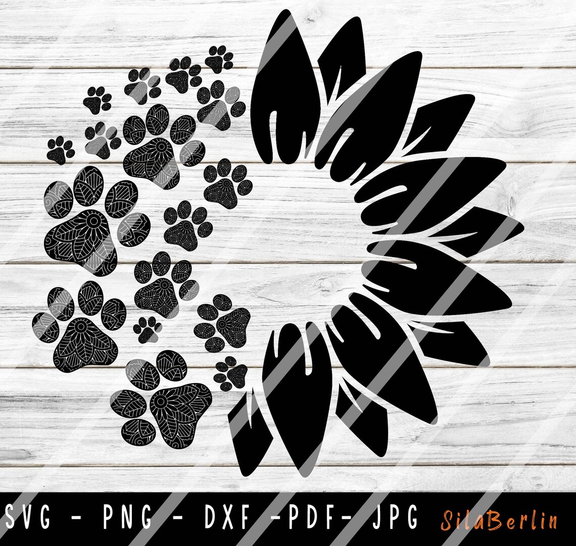 Free Free 149 Sunflower With Paw Print Svg SVG PNG EPS DXF File