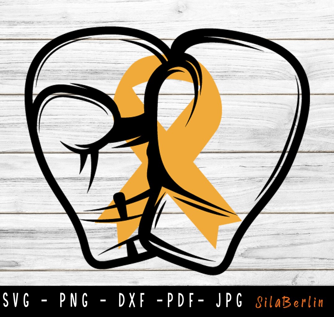 Childhood Cancer Svg, Cancer Awareness Svg, Ribbon Svg, Fight Cancer