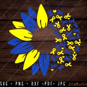 Sunflower Down Syndrome SVG, Down Syndrome svg, Down Syndrome Awareness Svg, Ribbon Svg, Down Syndrome png, Svg cut file to use for Cricut