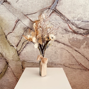 Cream Silk Flowers Bouquet, Flower Centerpiece, Real touch flower arrangement, Artificial flower table decoration, Home decoration boho chic