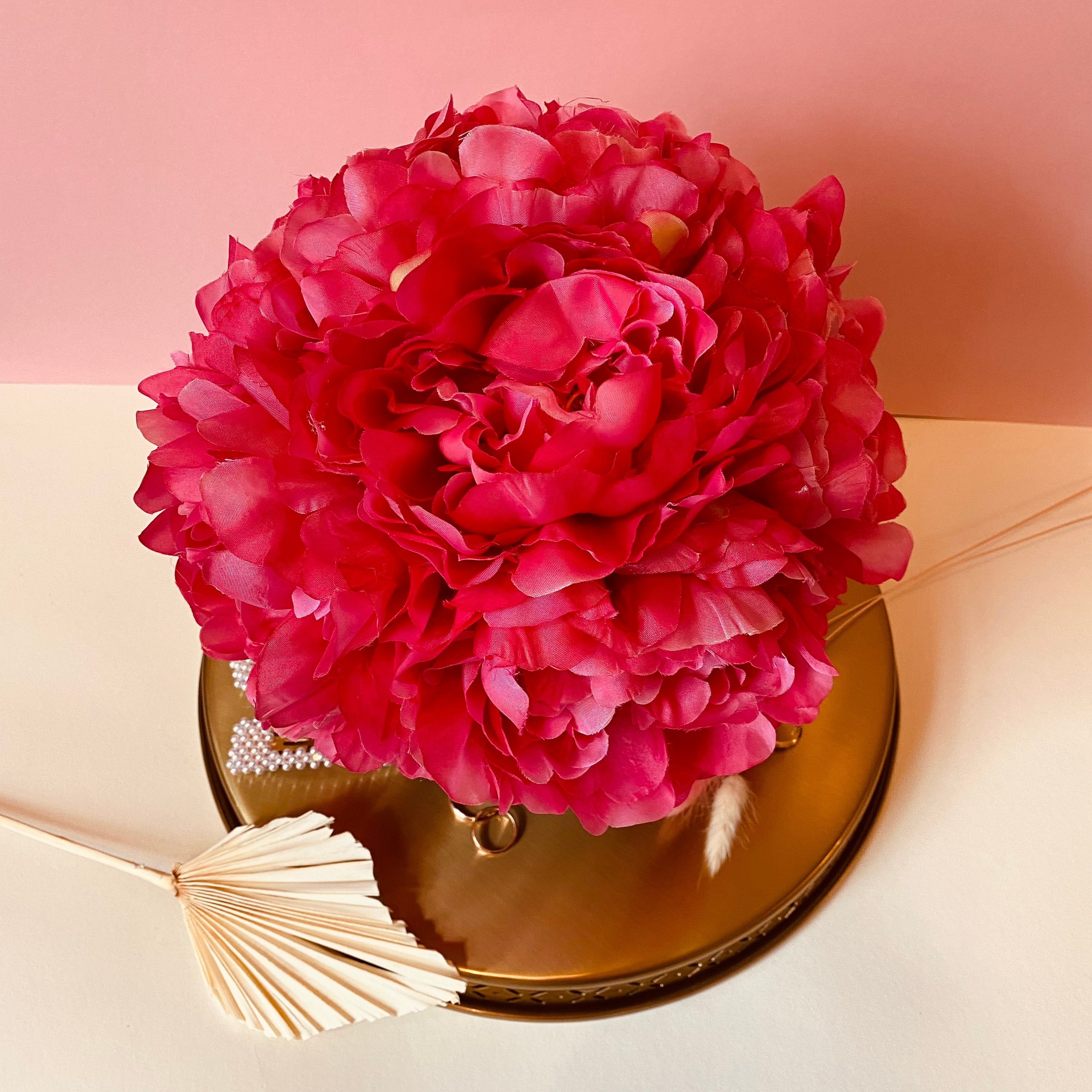Peony Flowerbox, Artificial Flower, Real Touch Flowers Arrangement