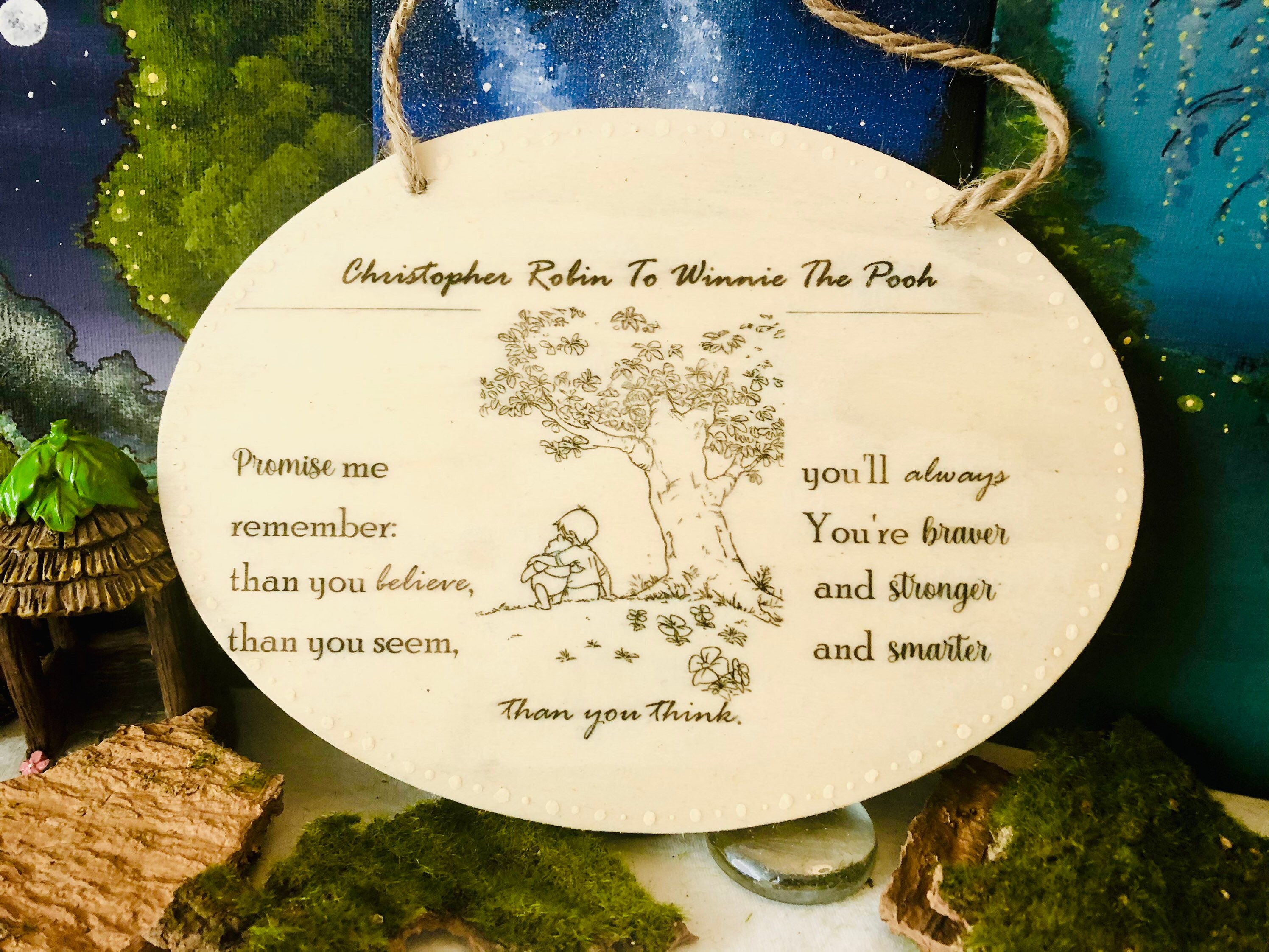 Holz-Wand-Dekor Zitate auf Holz Holzschild Christopher | Etsy