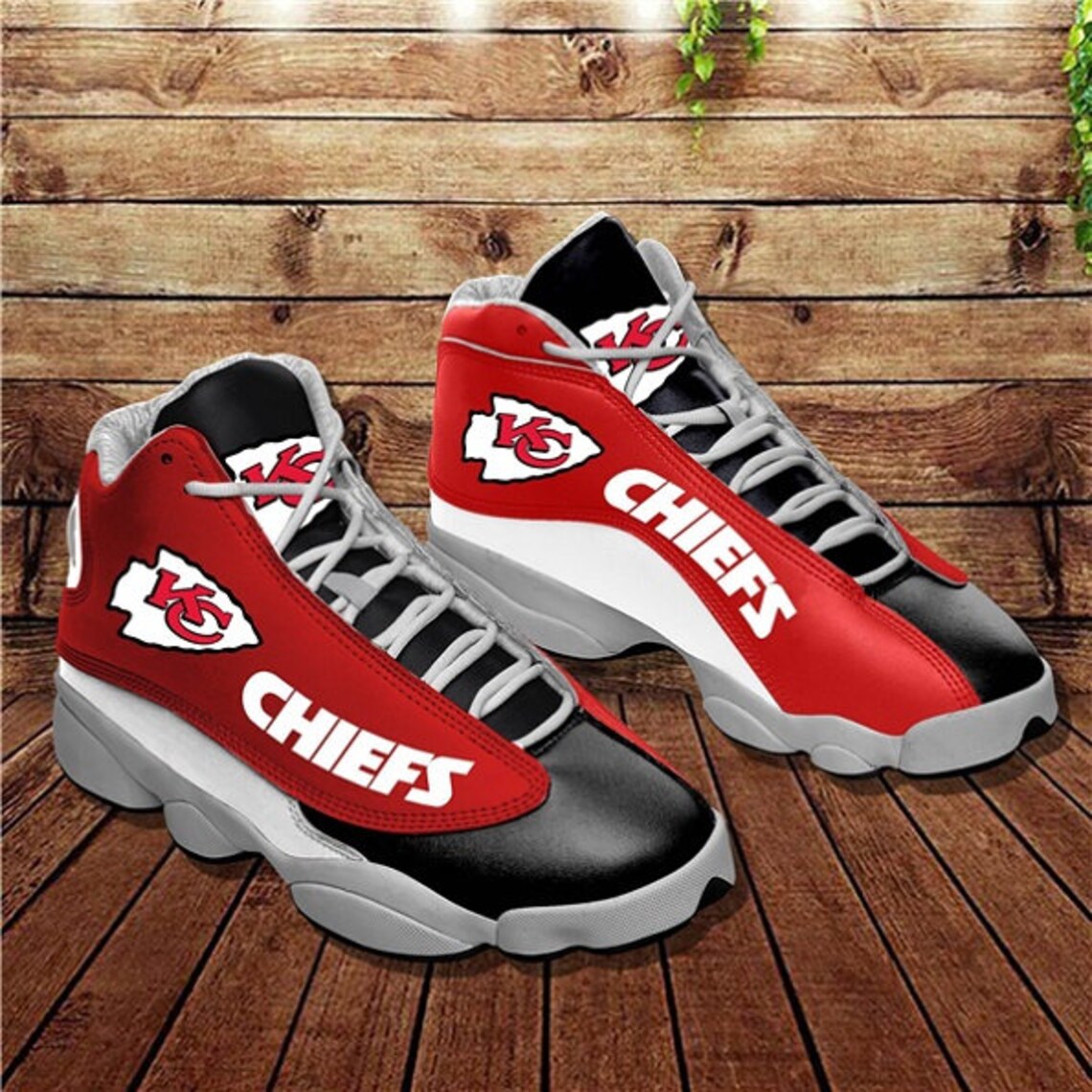 Kansas City Chiefs JD13 Shoes NFL Sport Shoes Running Shoes Etsy