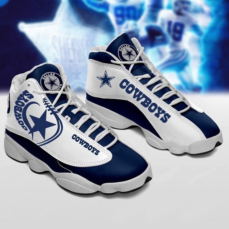 Dallas Cowboys JD13 Shoes NFL Sport Shoes Running Shoes Etsy Dallas Cowboys JD13 Shoes NFL Sport Shoes Running Shoes Etsy