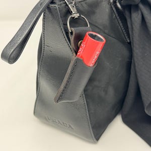 Lip Balm Holster - Hand Crafted Genuine Leather
