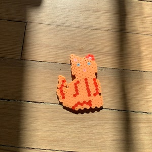 Beaded Tabby Cat Coaster