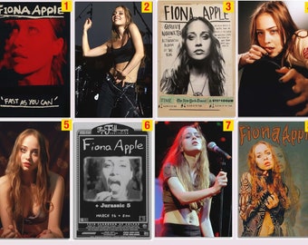 Fiona Apple Poster, Music Poster, Fast As You Can Vintage Poster