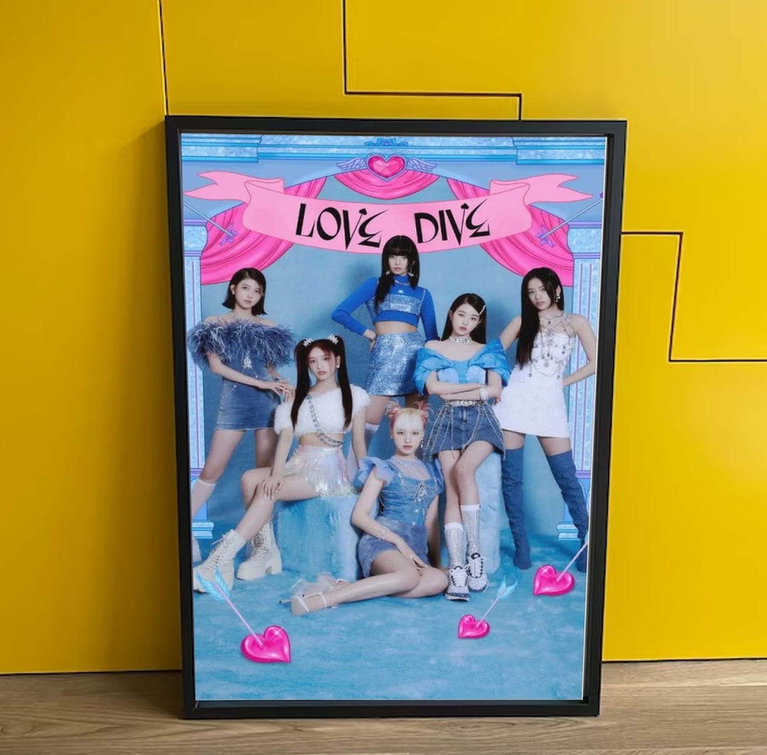 IVE Kpop LOVE DIVE Teaser Member Poster - Etsy