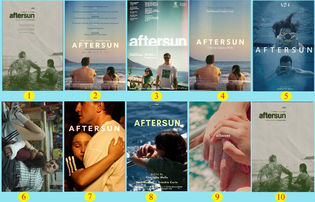 Aftersun 2022 New Movie Poster, Classic Film Healing Film Poster Wall