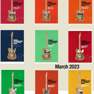 Bruce Springsteen and & the E-Street Band World Tour Columbus, OH April 21st, 2024 Custom Date And City Tour 2023 Poster zdjęcie 4