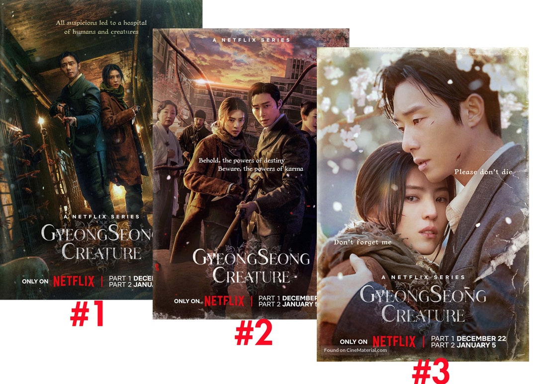 Gyeongseong Creature 2023 Affiche de film dramatique coréen, Park Seo ...