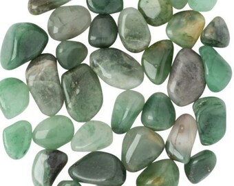 CHALCEDONY, GREEN, Crystal, Tumbled Stone, Healing, Gemstone, Stone, Crystal Reiki Infused, Green, Small, Medium, Loose, Tumbled