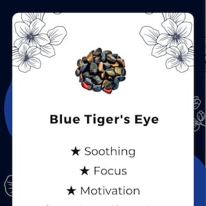 KRISTALLEN VOOR MOTIVATIE, Kristallen groothandel, bulk, blauw tijgeroog