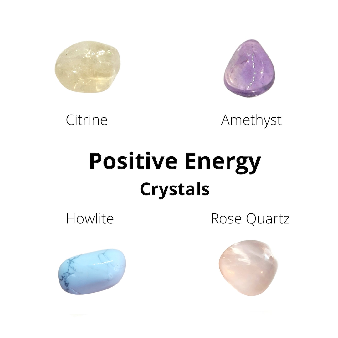 CRYSTALS FOR POSITIVE Energy and Protection, Crystals Gift Etsy