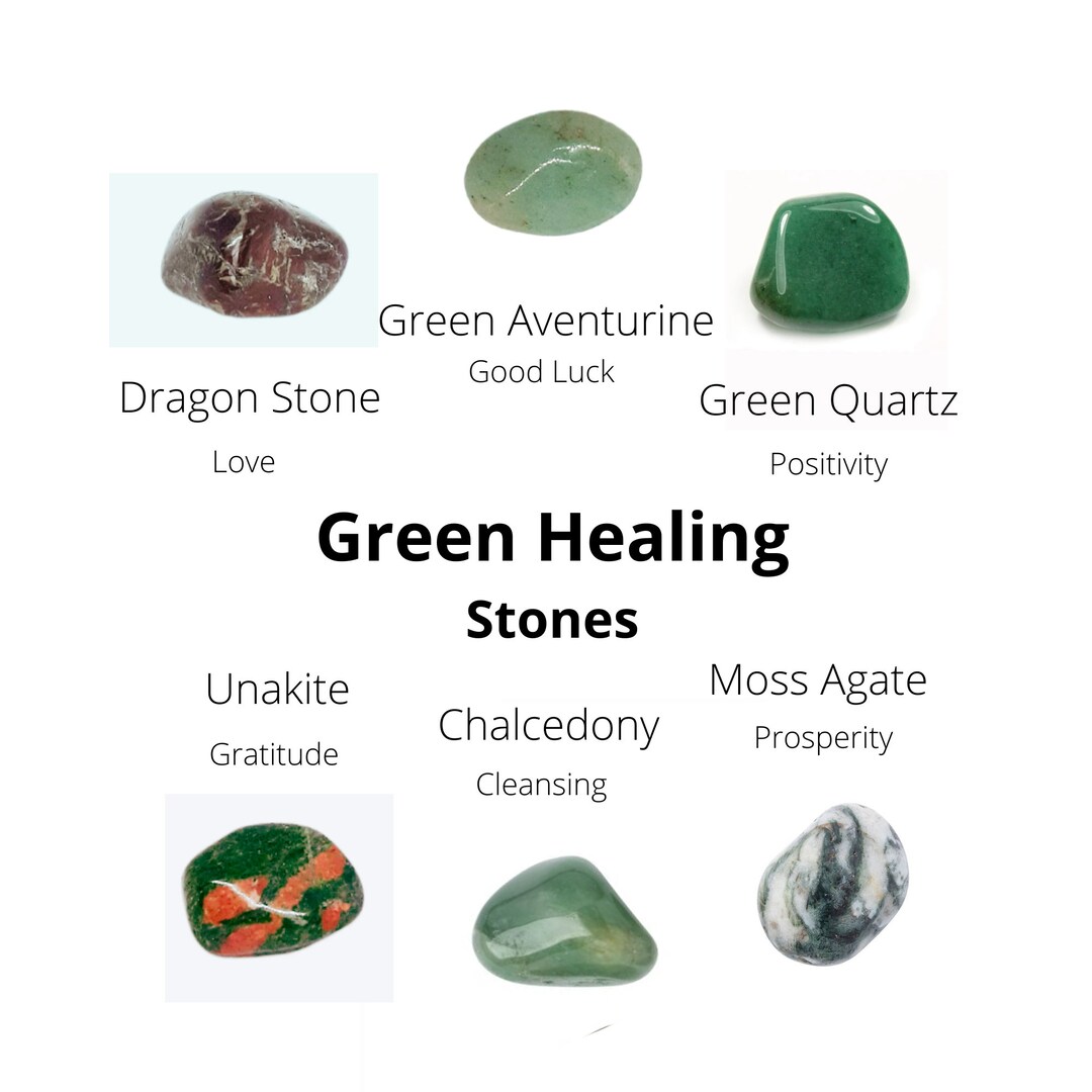 GREEN CRYSTALS, Good Luck, Love, Positivity, Positive Energy, Gratitude