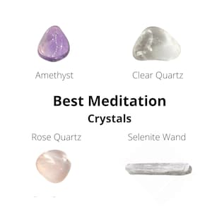 CRYSTAL SET, For Meditation, Crystals Gift