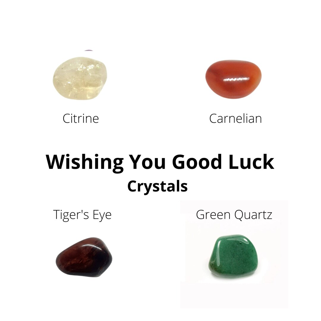 CRYSTALS, Wishing You Good Luck Crystals Set, for Luck and Money