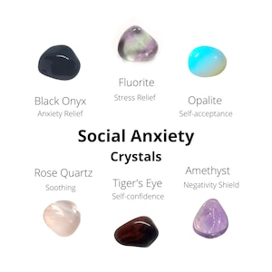 SOCIAL ANXIETY CRYSTAL, Healing Stones, Stress Relief Crystals, Calm Stone, Positive Energy, Positivity, Gemstones, Stones, Bulk Crystals