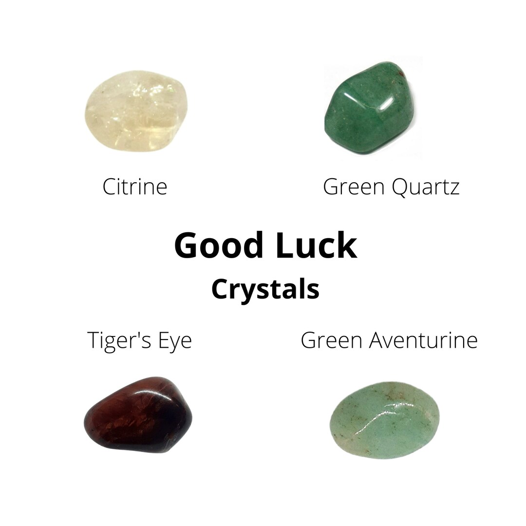 CRYSTALS FOR GOOD Luck, Crystals Set, for Good Luck, Crystals Gift Etsy