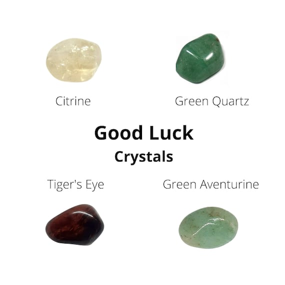 CRYSTALS FOR GOOD Luck Crystals Set for Good Luck Crystals Etsy