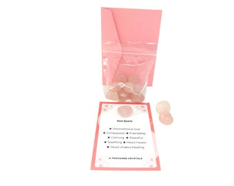 ROSE QUARTZ CRYTALS, Rose Quarts