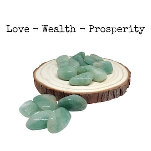 AVENTURINE TUMBLED STONE, Loose Aventurine, Aventurine Loose, Tumbled Stone Aventurine, Aventurine Gems, Healing Crystals and Stones, Love