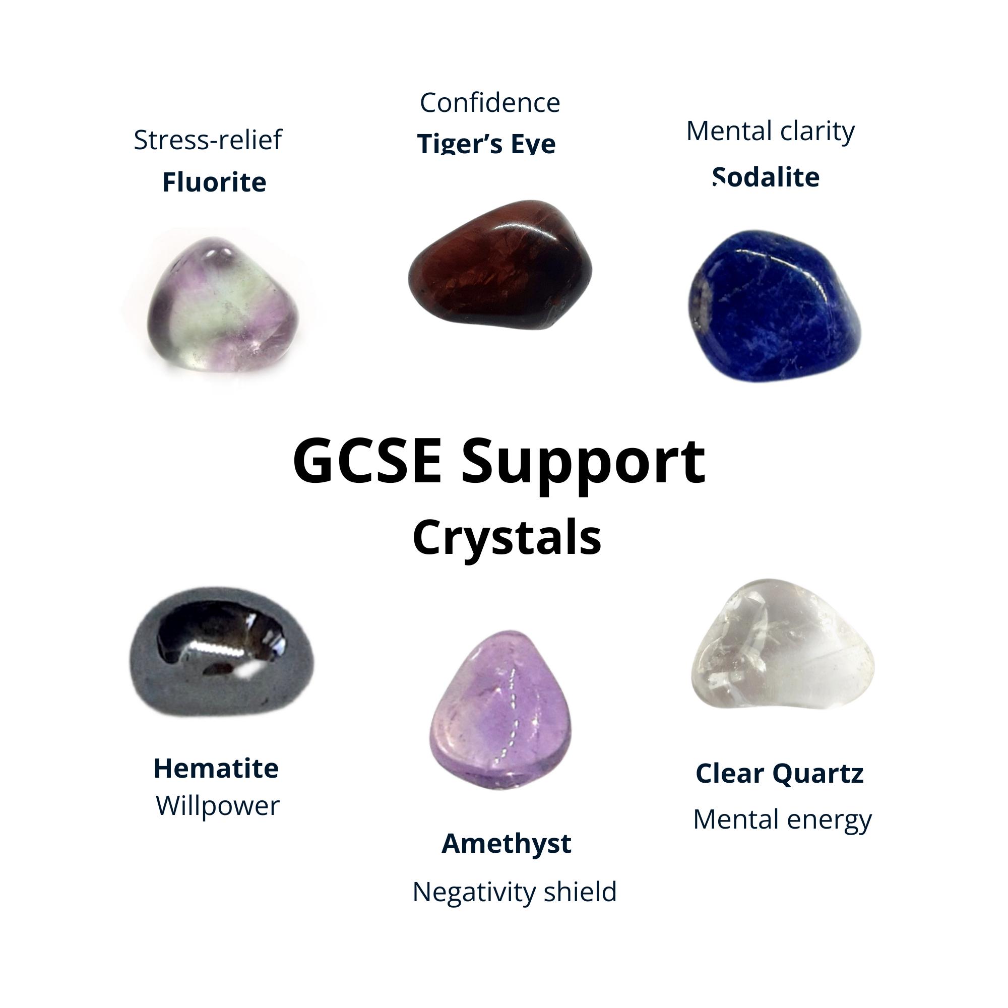 Hematite Willpower Crystal Charm Pack - Set Of 5, For Keys, Bags & Good Energy