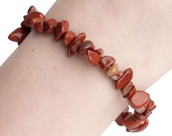 Red Jasper Crystal Bracelet – Grounding, Protection & Stability