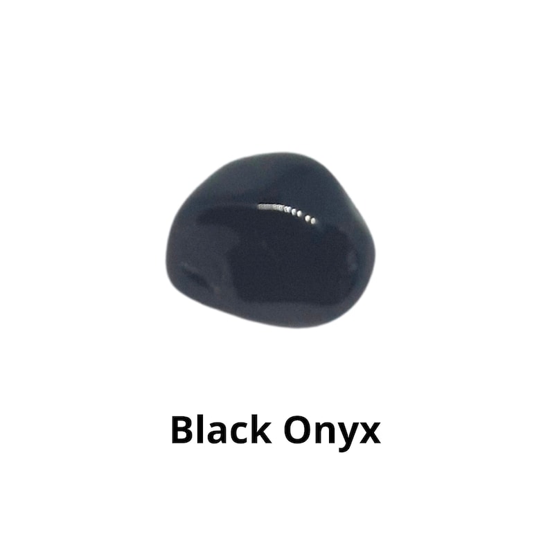BLACK ONYX STONE Blackonyx Black Onyx Black Stone Tumbled Etsy UK